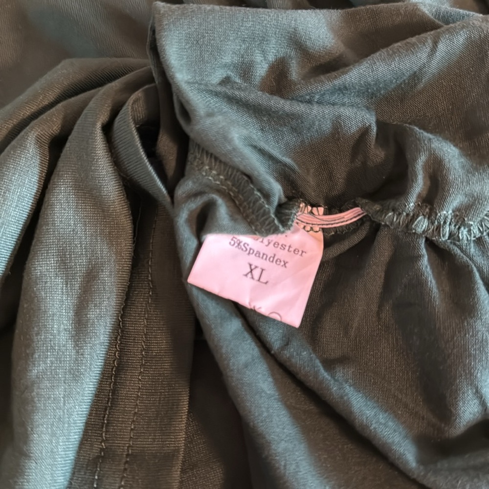 NWT TEMU Green Ruffled Double Belt Hoodie Fashion with Long Sleeve- X-Large - Picture 16 of 16
